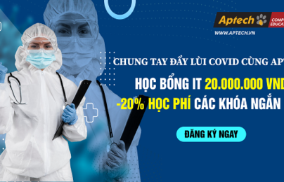 Chung tay vượt qua Covid – Aptech tặng học bổng hỗ trợ học sinh,sinh viên