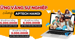 Aptech Hanoi và Quỹ Lạc Hồng tài trợ 100 suất học bổng “Vững vàng sự nghiệp cùng Aptech”