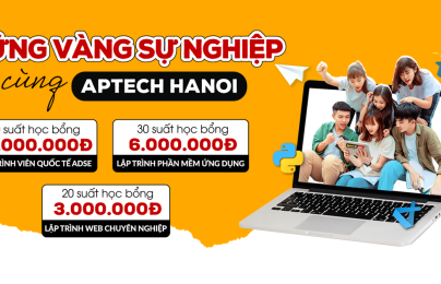 Aptech Hanoi và Quỹ Lạc Hồng tài trợ 100 suất học bổng “Vững vàng sự nghiệp cùng Aptech”